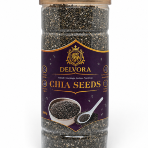 Delvora Premium Chia Seeds 300g | Natural Plant-Based Seeds