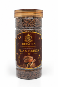 Delvora Premium Flax Seeds 380g | Natural Alsi Seeds