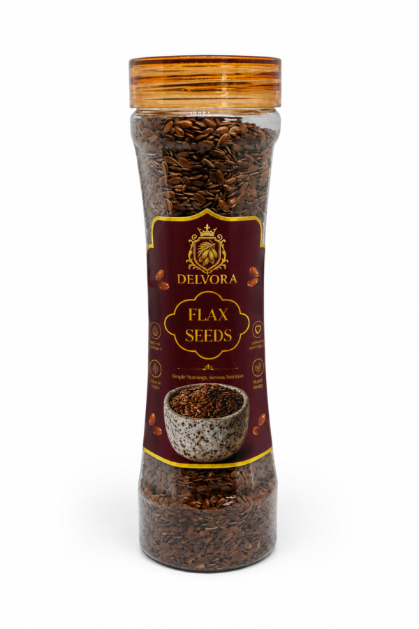 Delvora Premium Flax Seeds 180g | Natural Alsi Seeds