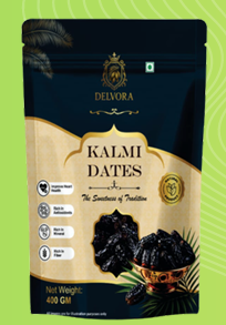 Delvora Premium Kalmi Dates 400g | Naturally Sweet & Delicious