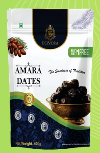 Delvora Premium Amara Dates 400g | Naturally Sweet & Soft
